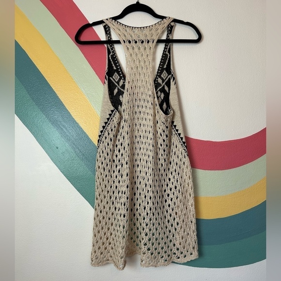 ANTHROPOLOGIE Sloane Rouge Open Front Tie Aztec Print Thunderbird Cardigan Set - Picture 8 of 12